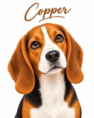 Beagle portrait example