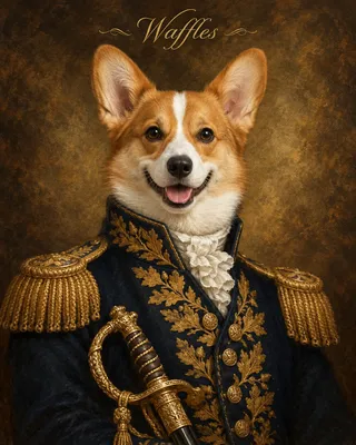 Corgi portrait example