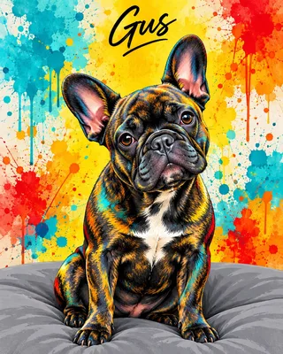 French Bulldog portrait example