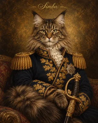 Maine Coon portrait example