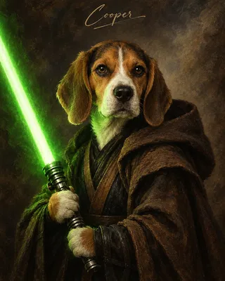 Pet Portrait Gift Ideas portrait example