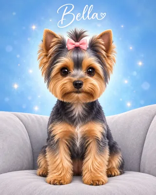 Yorkie portrait example