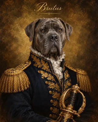 Cane Corso portrait example