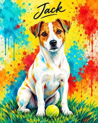 Jack Russell Terrier portrait example