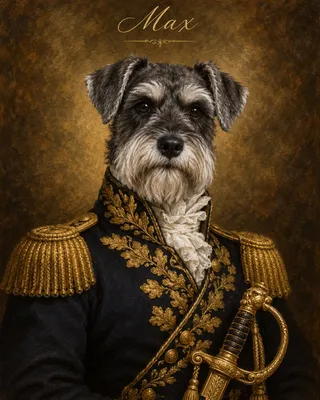 Miniature Schnauzer portrait example