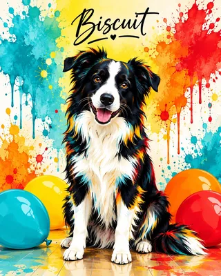 Birthday Pet Portrait Gifts portrait example