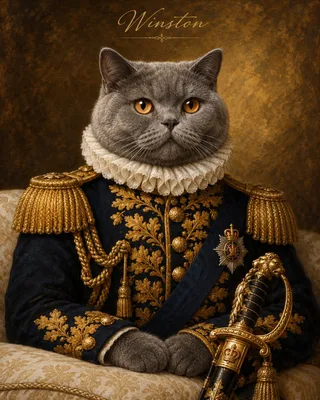 British Shorthair portrait example