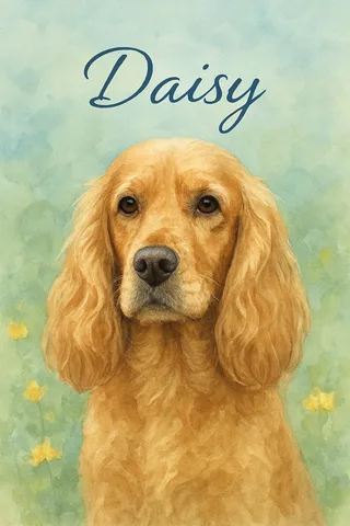 Mother’s Day Pet portrait example
