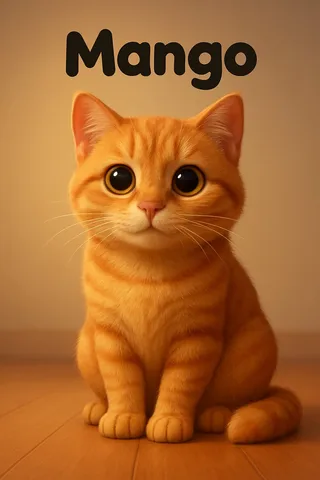 3D Animated Pet portrait example