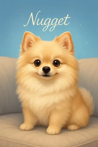 AI Pet portrait example