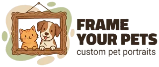Frame Your Pets - custom pet portraits