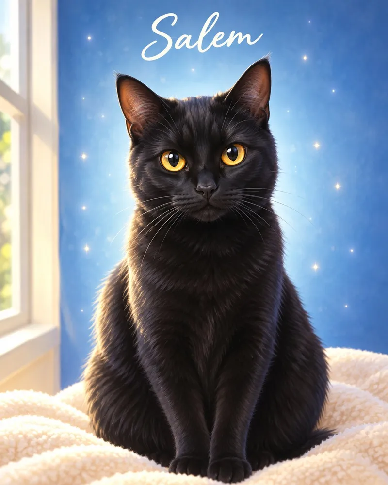 Sparkle pet portrait