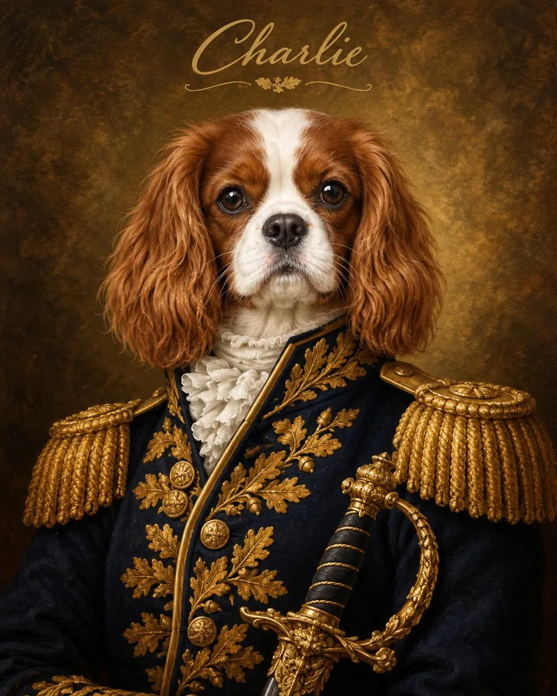 The General pet portrait