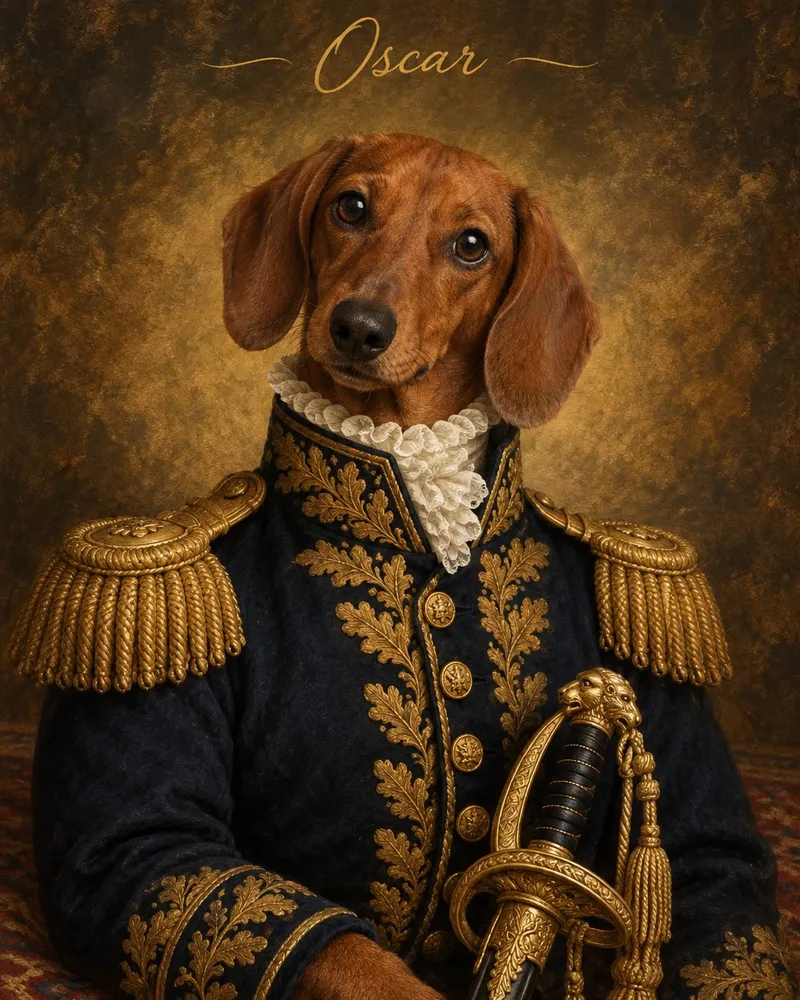 The General pet portrait