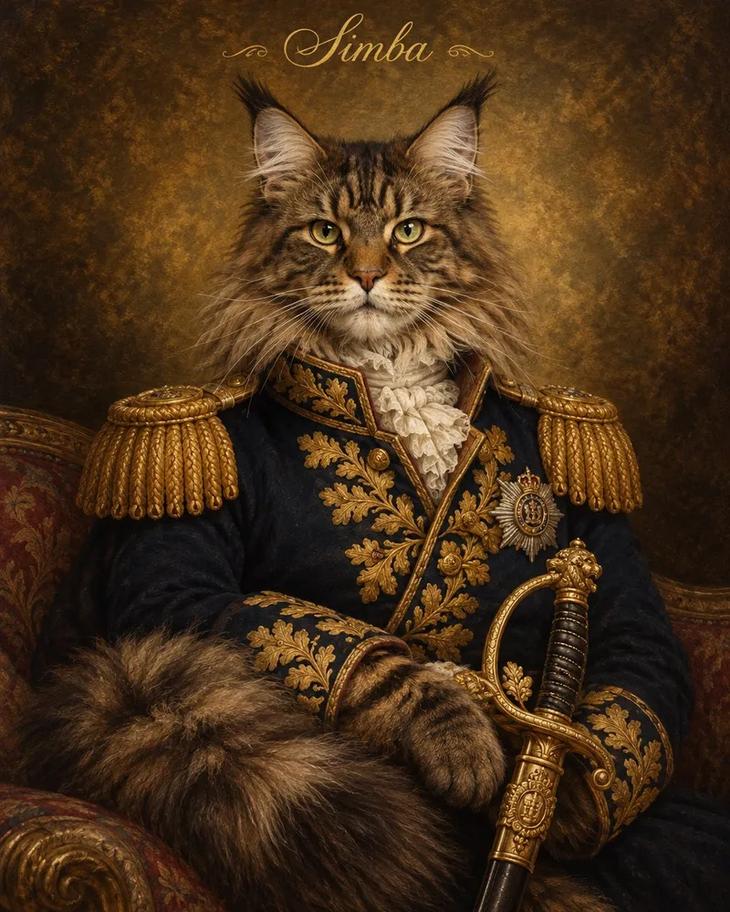 The General pet portrait