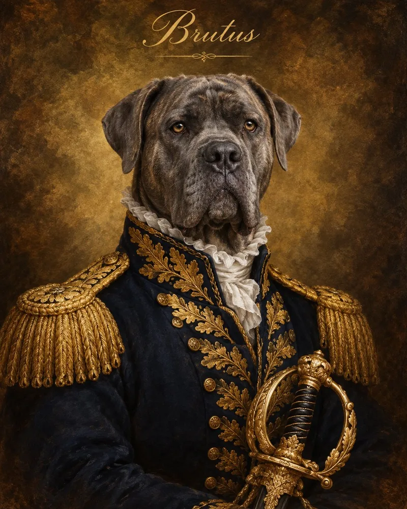 The General pet portrait