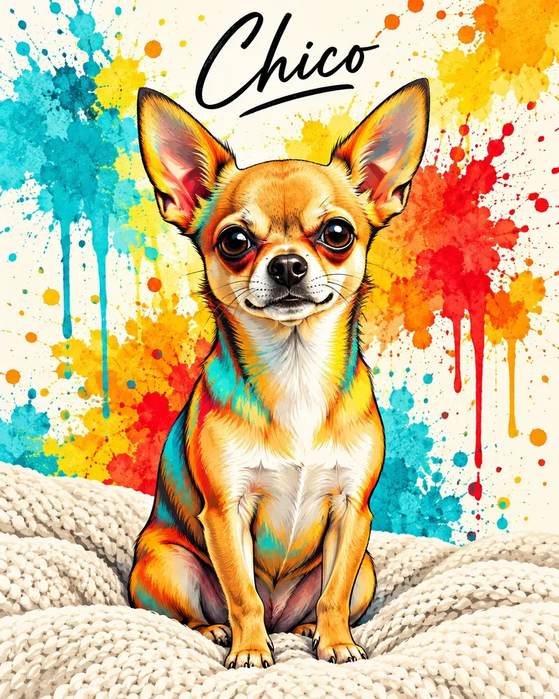 Pop pet portrait