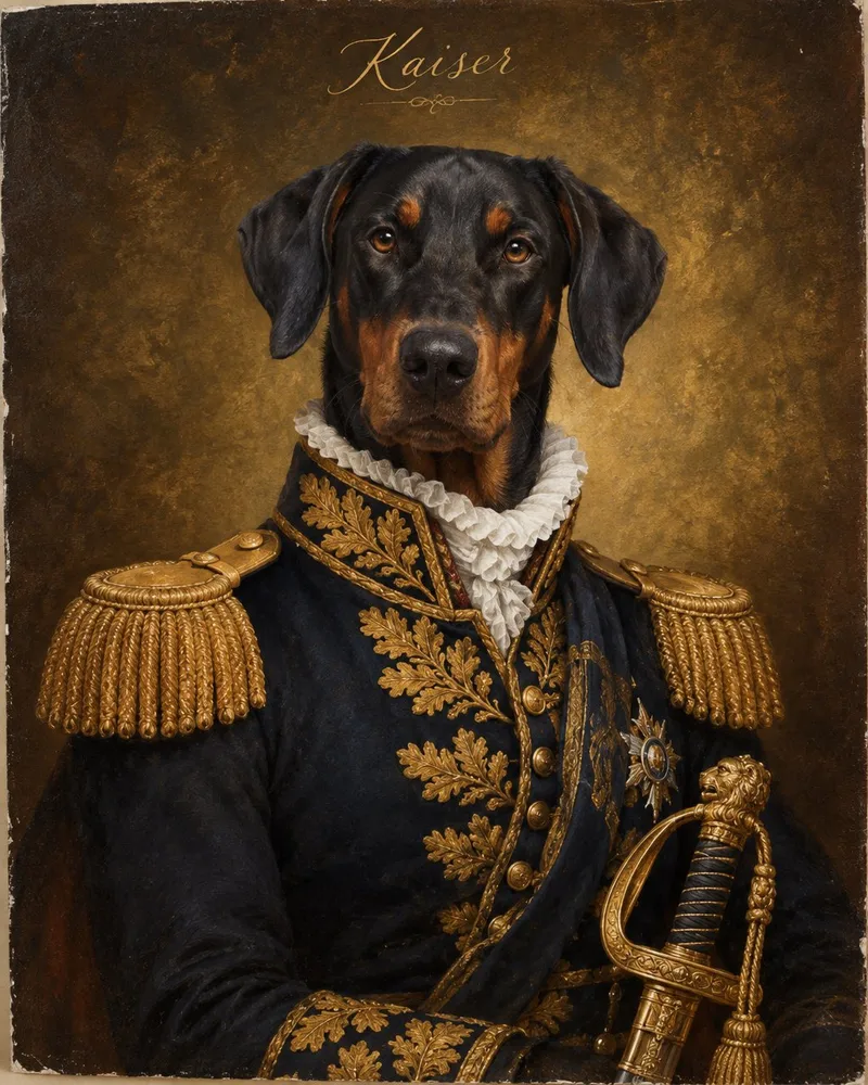 The General pet portrait