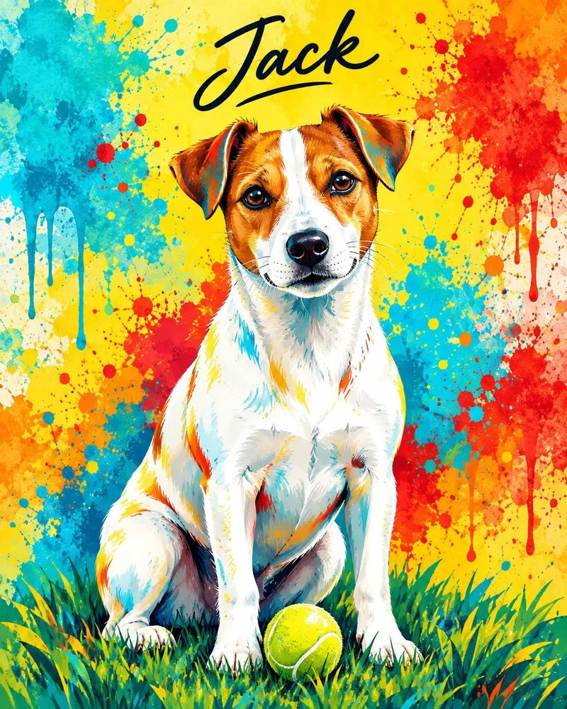 Pop pet portrait
