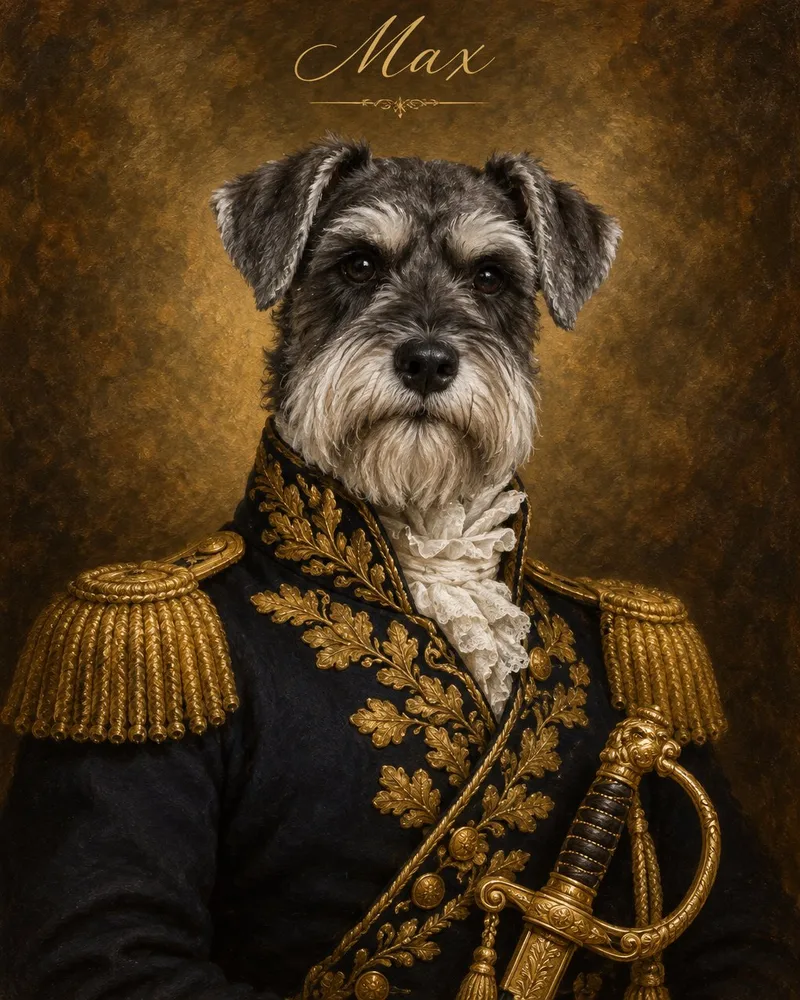 The General pet portrait