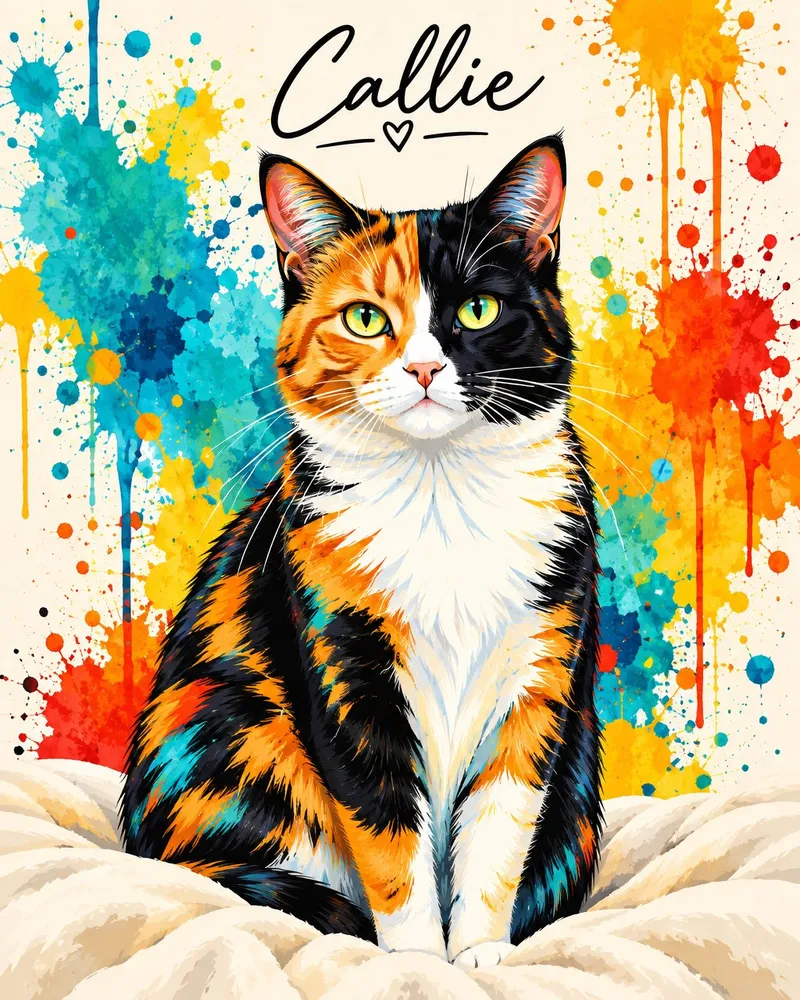 Pop pet portrait
