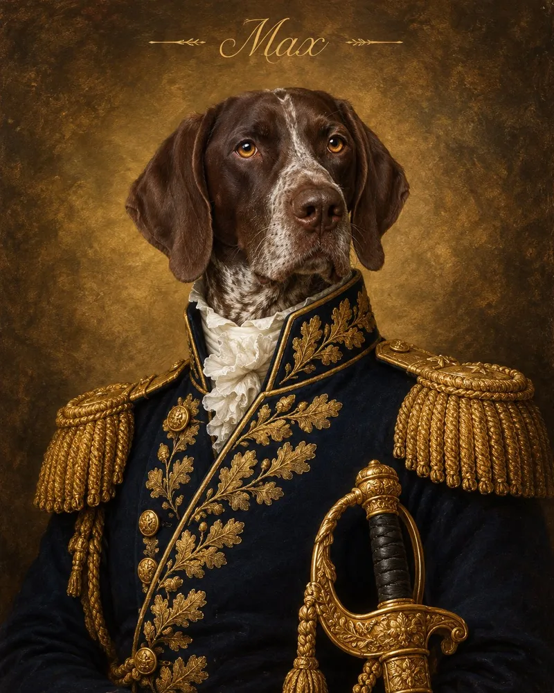 The General pet portrait