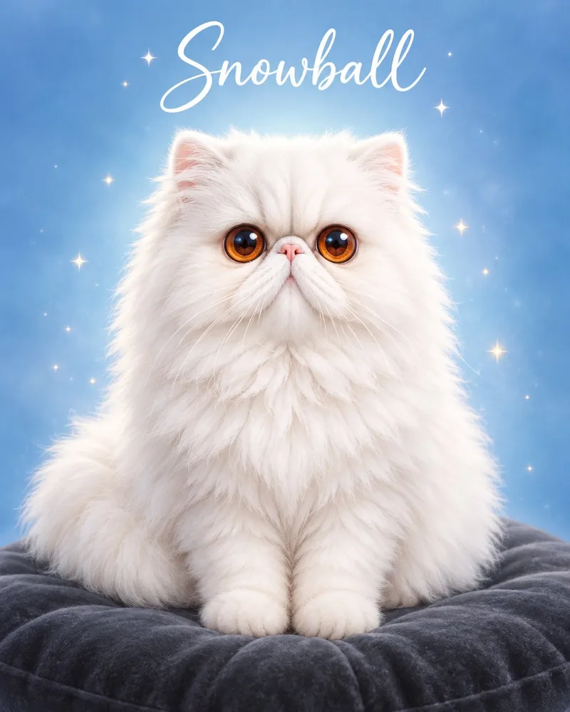 Sparkle pet portrait