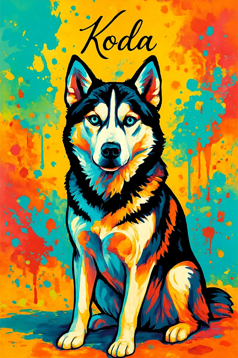 Pop pet portrait