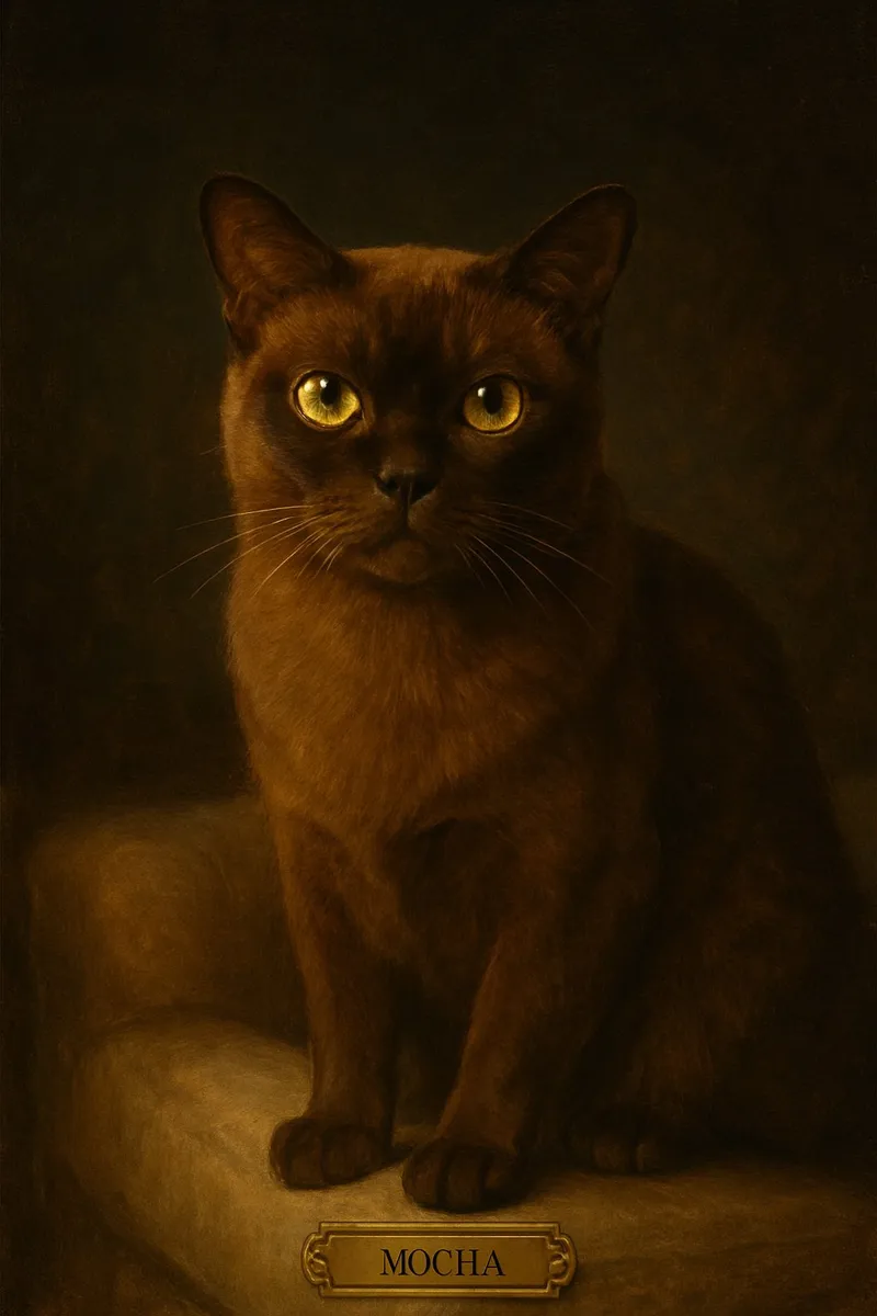 Classic Oil pet portrait