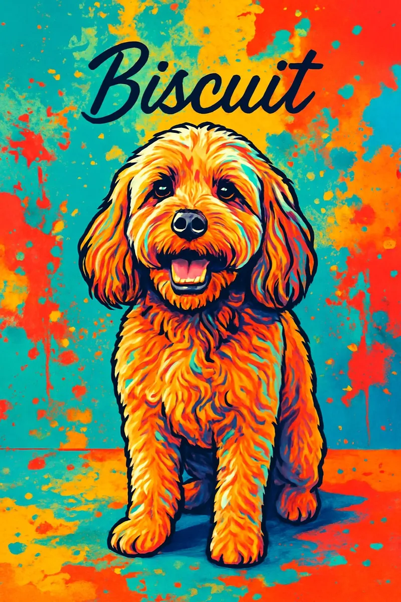 Pop pet portrait