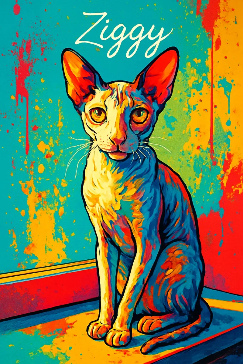 Pop pet portrait