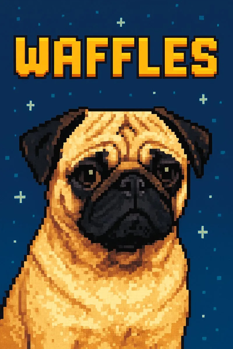 Pixel Art pet portrait example