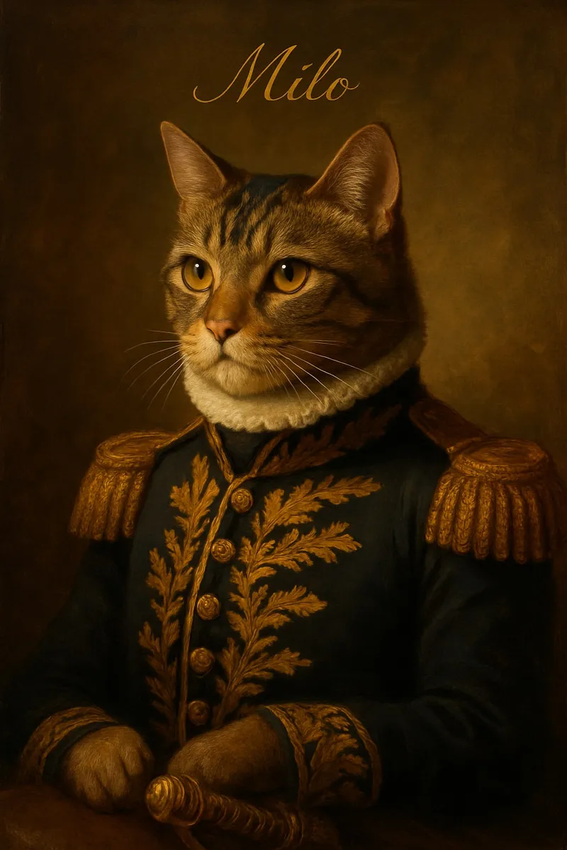 The General pet portrait
